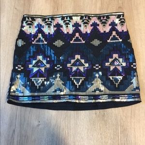 Express Sequin mini skirt!